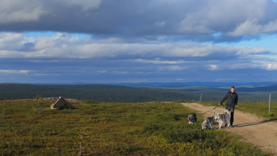 Nordic mountain landscape